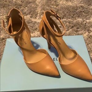 Light Brown closed toe heels from Antonio Melani